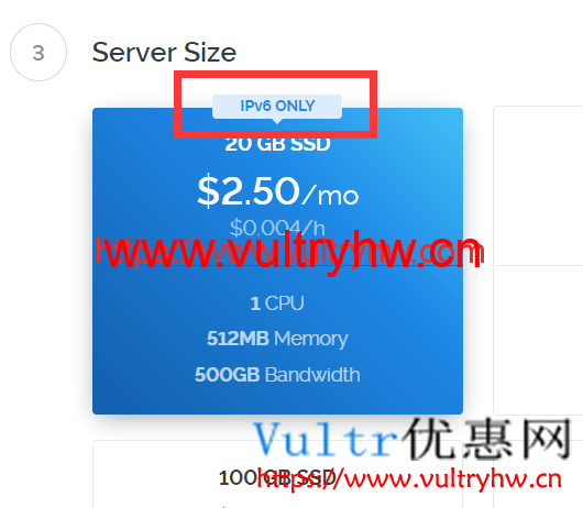 Vultr新2.5美元/月套餐