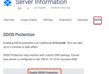 Vultr开启DDoS防御功能教程,免受主机遭受DDoS攻击-Vultr优惠网